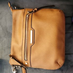 Poppy and peonies crossbody bag